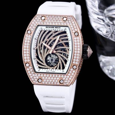 Richard Mille RM51-02 stainless steel and White Gold Diamond Diameter 43mm watch